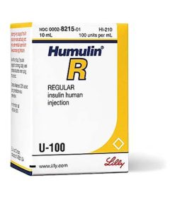 Humulin R 100 IU Vial REGULAR INSULIN HUMAN INJECTION